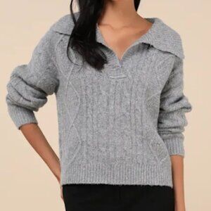 Lulus cable knit sweater - size S *NWOT*